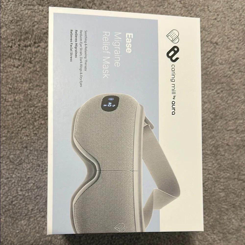 Gray Migraine Relief Mask
